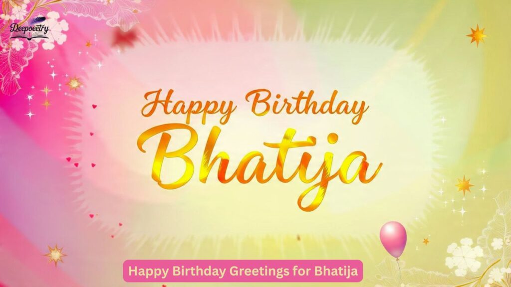 Happy Birthday Greetings for Bhatija